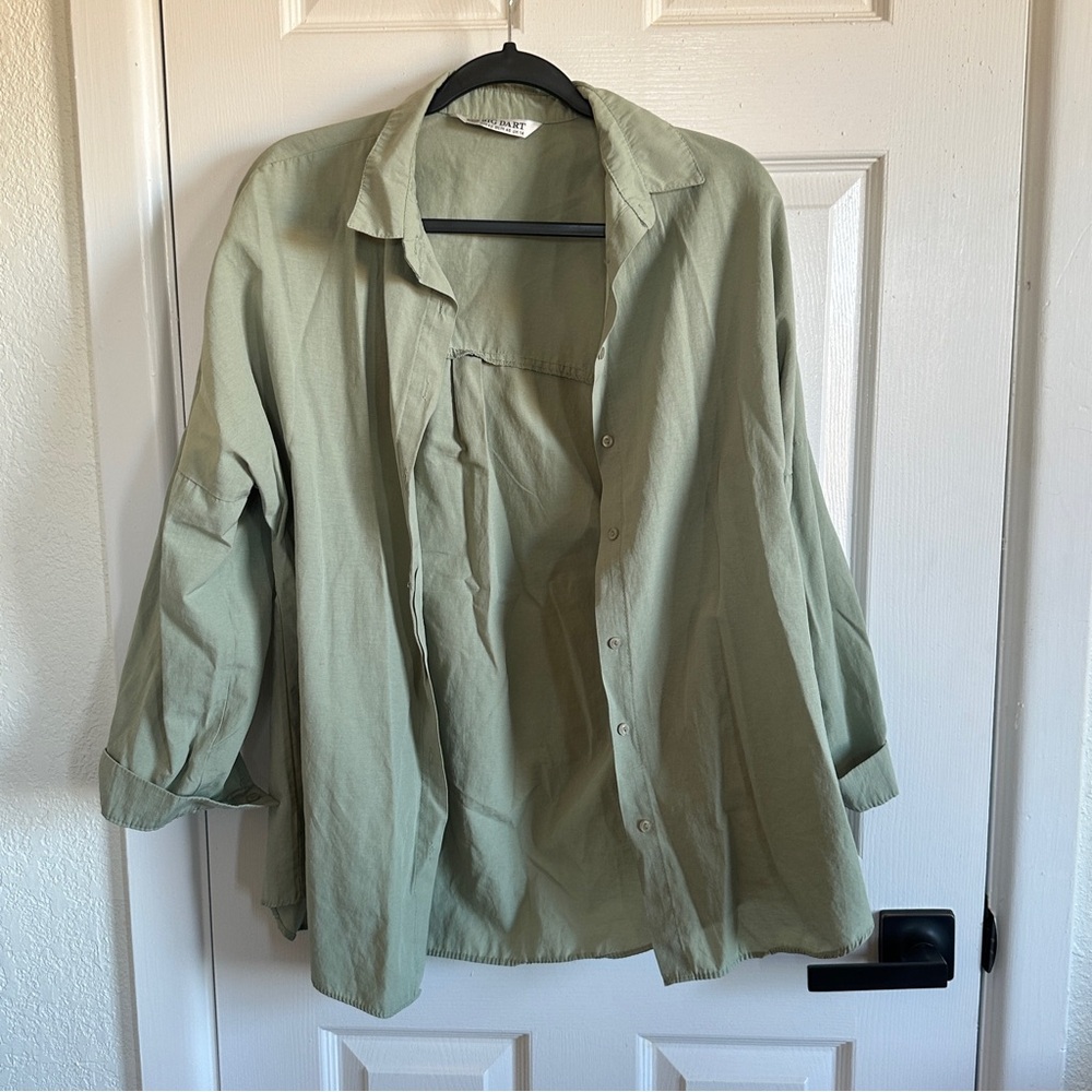 Light Green Button Up